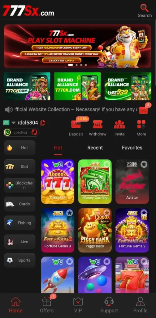 777SX Game Download APK v1.0 (Real Earning App) For Android 3 777sx app.apkprofile