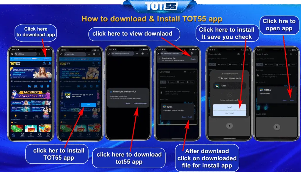 ToT55 Game Download APK v1.5 (New Earning APP) Android 6 ToT55.apkprofile 3